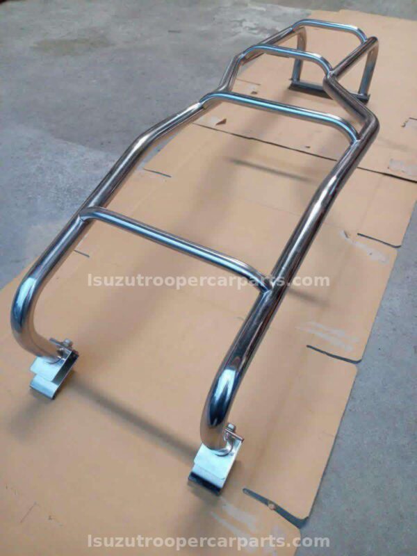ISUZU TROOPER REAR LADDER – OEM-STYLE STAINLESS STEEL BUILD (1992–2004)