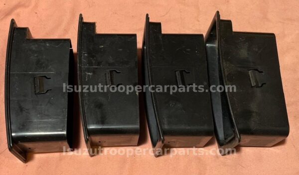Dash Vent Set Left Right Middle Center Black OEM – First Gen Isuzu Trooper (1985–1993)
