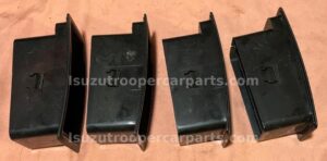 Dash Vent Set Left Right Middle Center Black OEM – First Gen Isuzu Trooper (1985–1993)