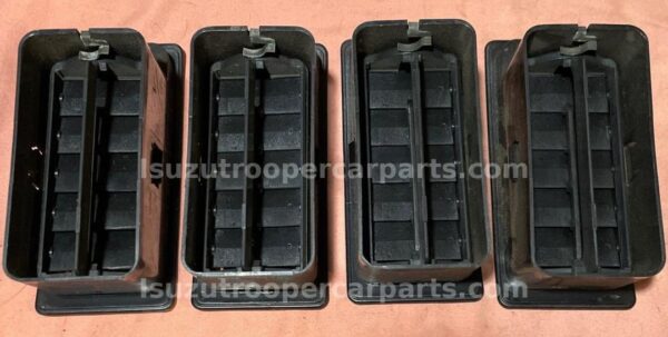 Dash Vent Set Left Right Middle Center Black OEM – First Gen Isuzu Trooper (1985–1993)