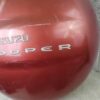 ISUZU TROOPER OEM DARK RED REAR SPARE TIRE COVER SHELL EMBLEM – 1995–2002 2nd Gen