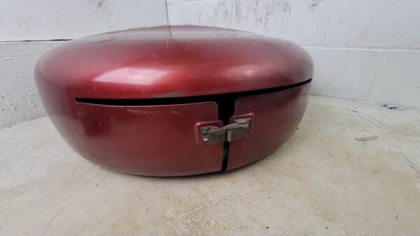 ISUZU TROOPER OEM DARK RED REAR SPARE TIRE COVER SHELL EMBLEM – 1995–2002 2nd Gen