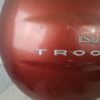 ISUZU TROOPER OEM DARK RED REAR SPARE TIRE COVER SHELL EMBLEM – 1995–2002 2nd Gen