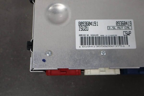 Brand New OEM Isuzu Trooper 3.5L 6VE1 Engine Computer Module - 8093604191