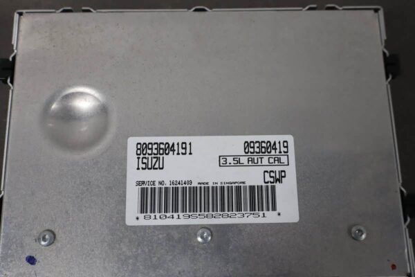 Brand New OEM Isuzu Trooper 3.5L 6VE1 Engine Computer Module - 8093604191