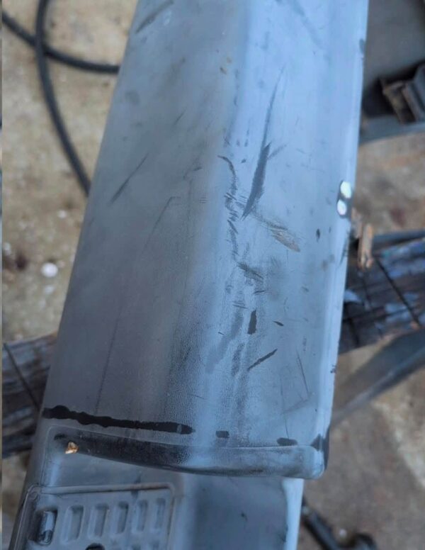 1992-2002 Isuzu Trooper 2nd Gen - OEM Rear Steel Bumper
