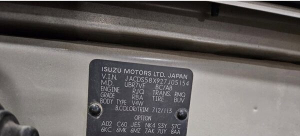 803323539_1082571728116139_6083257173479111892_n Isuzu Trooper Rear Tailgate License Plate Mount Trim Panel with Light - OEM-Style Replacement