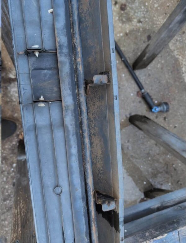 1992-2000 Isuzu Trooper 2nd Gen - OEM Rear Steel Bumper