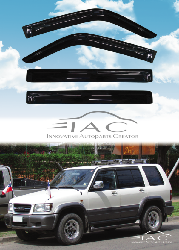 Brand New Isuzu Trooper Window Visors - 1991-2002 2nd Gen